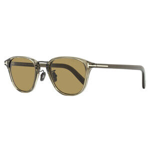 Tom Ford Oval Alt Fit Sunglasses TF1049-D 20J Transparent Gray 50mm FT1049